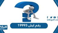 19993 رقم ايش