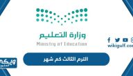 الترم الثالث 1446 كم شهر في السعودية وهل الدراسة حضورية أم عن بعد 2025