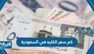 كم سعر الكليه في السعودية بالريال السعودي 2024