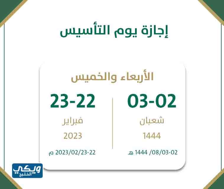 كم يوم عطلة البنوك يوم التاسيس السعودي