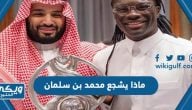 ماذا يشجع محمد بن سلمان