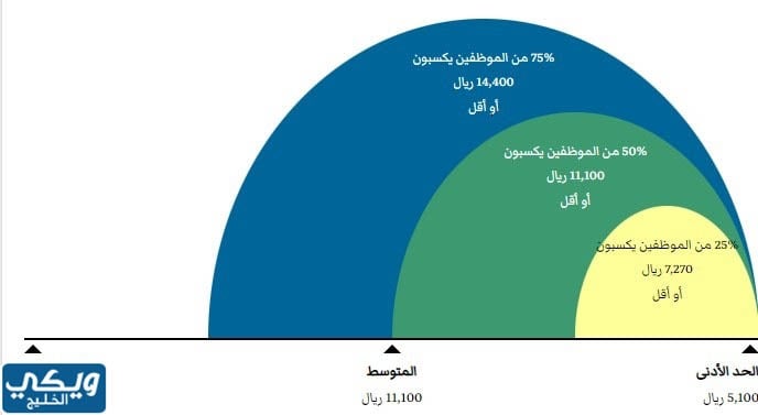 توزيع رواتب المحاسبين في السعودية