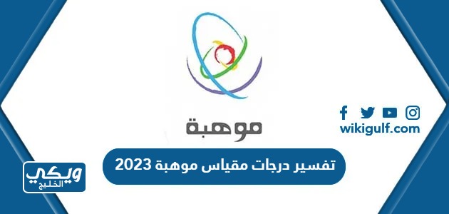 تفسير درجات مقياس موهبة 2023