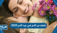 حكمه عن الام في عيد الام 2024