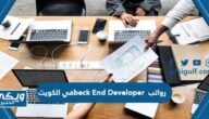 كم رواتب back End Developer في الكويت