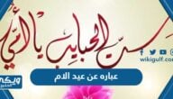 عباره عن عيد الام 2024 مؤثرة