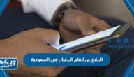 الابلاغ عن ارقام الاحتيال في السعودية