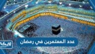 كم عدد المعتمرين في رمضان 2024