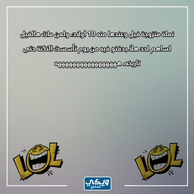 صور نُكت سخيــفة عن النّمل