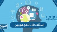 اسئلة ذكاء للموهوبين مع الحل 2025 للصغار والكبار