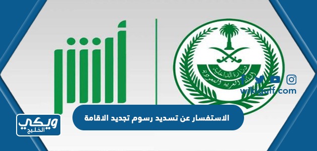 الاستفسار عن تسديد رسوم تجديد الاقامة