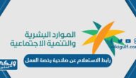 رابط الاستعلام عن صلاحية رخصة العمل mol.gov.sa