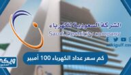 كم سعر عداد الكهرباء 100 أمبير في السعودية