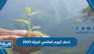 شعار اليوم العالمي للبيئة 2023 png دقة عالية