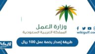 طريقة إصدار رخصة عمل 100 ريال شروط الحصول عليها