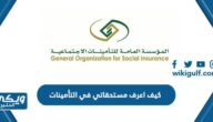 كيف اعرف مستحقاتي في التأمينات الاجتماعية gosi.gov.sa