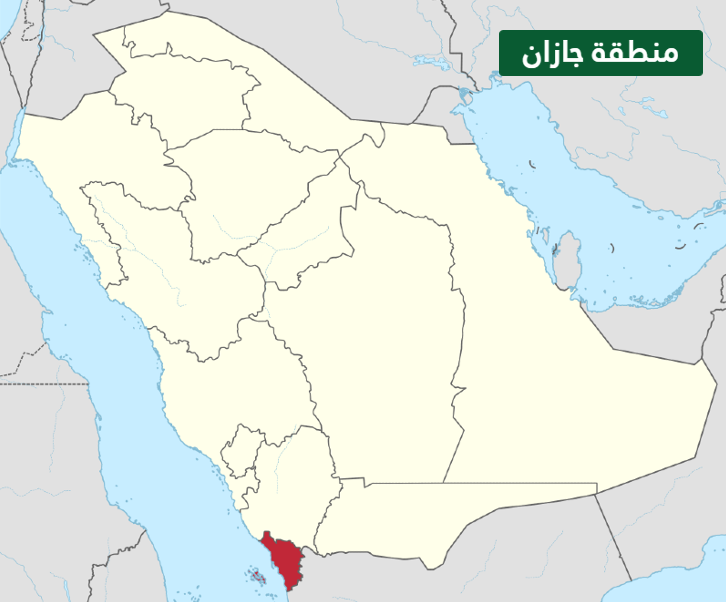 خريطة التقسيم الإداري في المملكة العربية السعودية