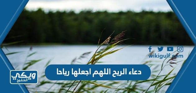 دعاء الريح اللهم اجعلها رياحا