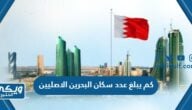 كم يبلغ عدد سكان البحرين الاصليين 2024