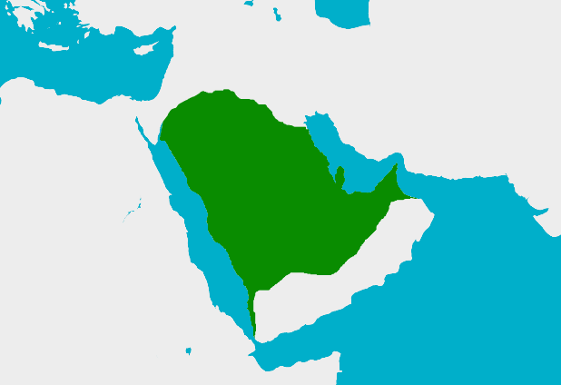 خريطة الدولة السعودية الأولى صماء