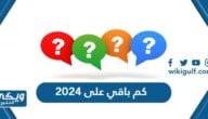 كم باقي على عام 2024 العد التنازلي