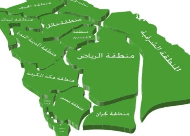 خريطة المملكة العربية السعودية للاطفال