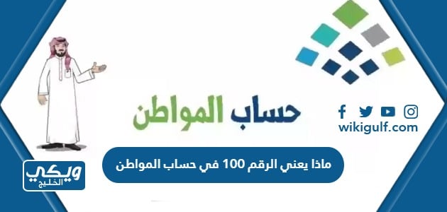 ماذا يعني الرقم 100 في حساب المواطن