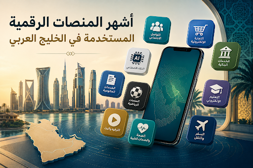 أشهر المنصات الرقمية المستخدمة في الخليج العربي